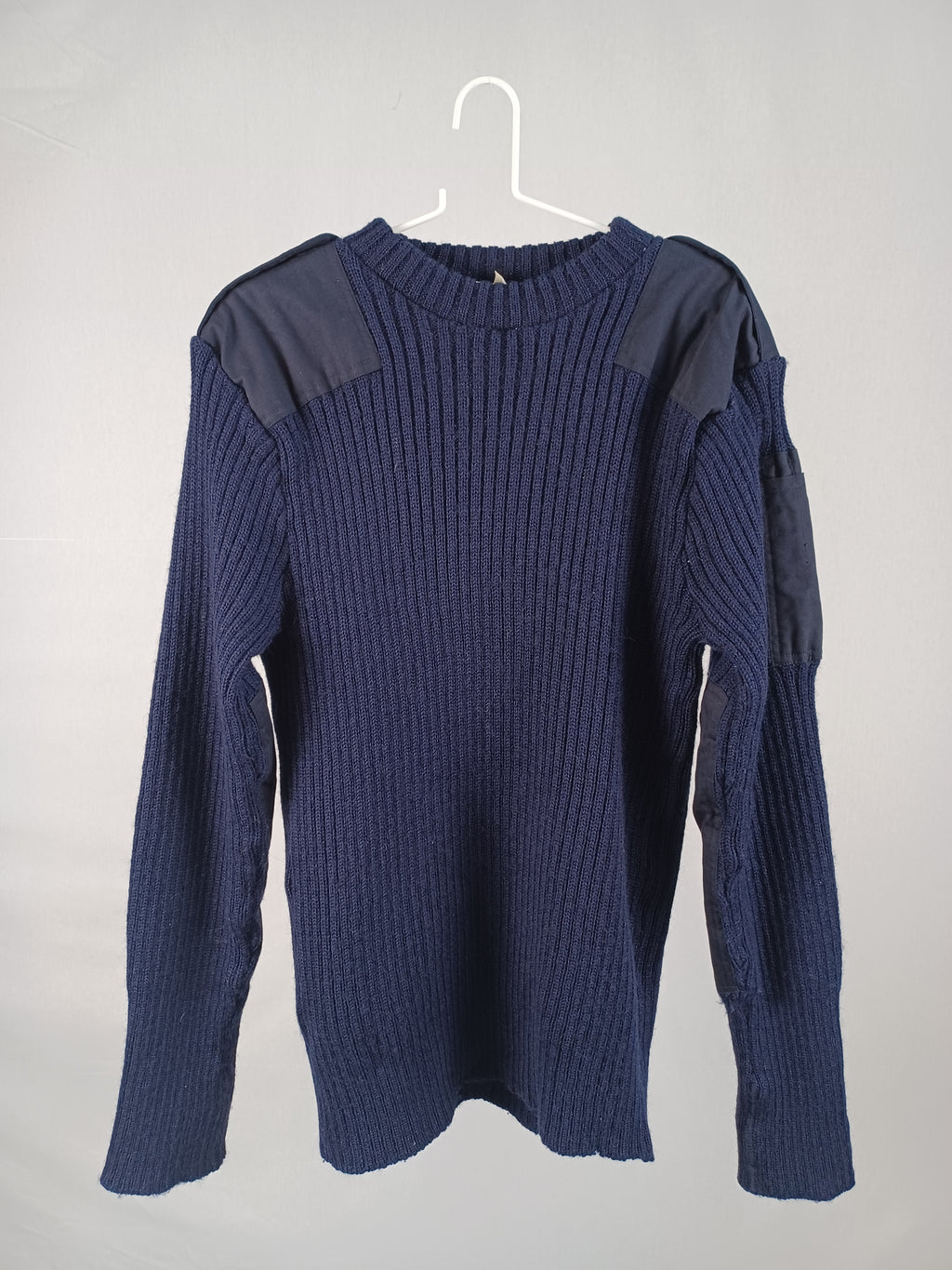 Pure New Wool Knitwear L Blue