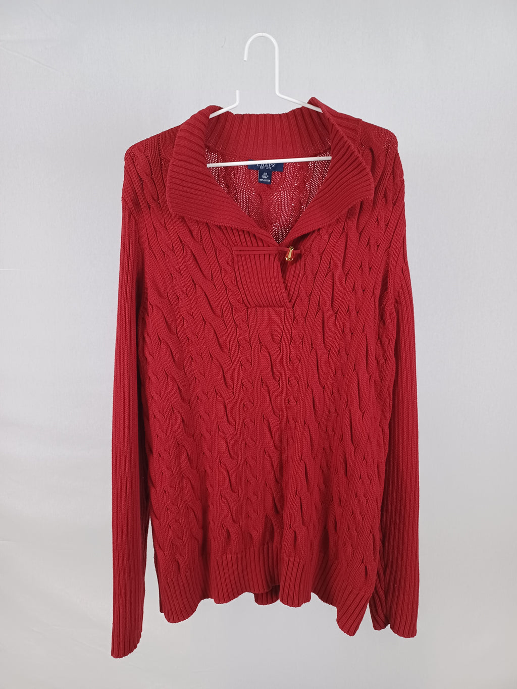 Chaps Knitwear XXL Red