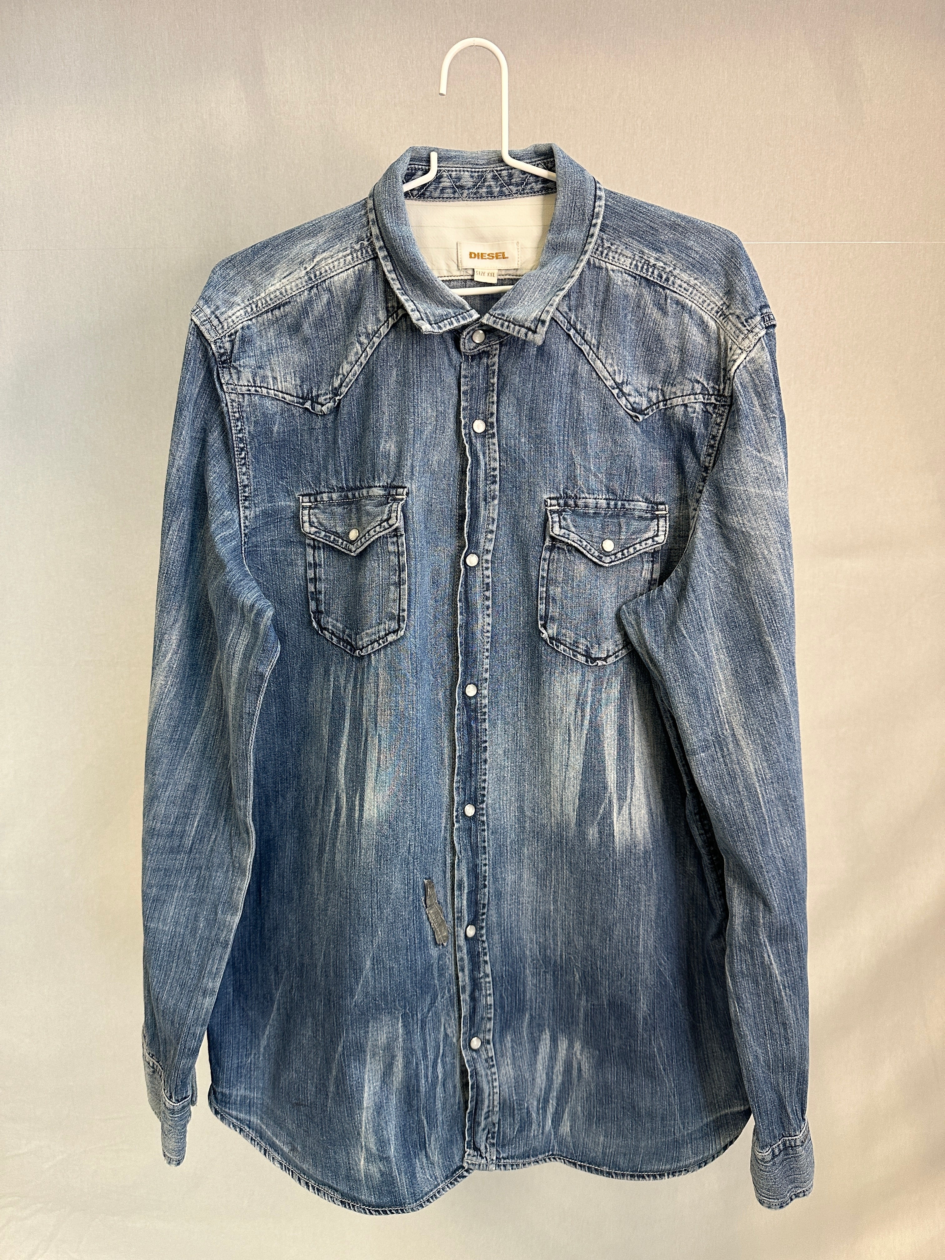 Diesel Blouse XXL Blue