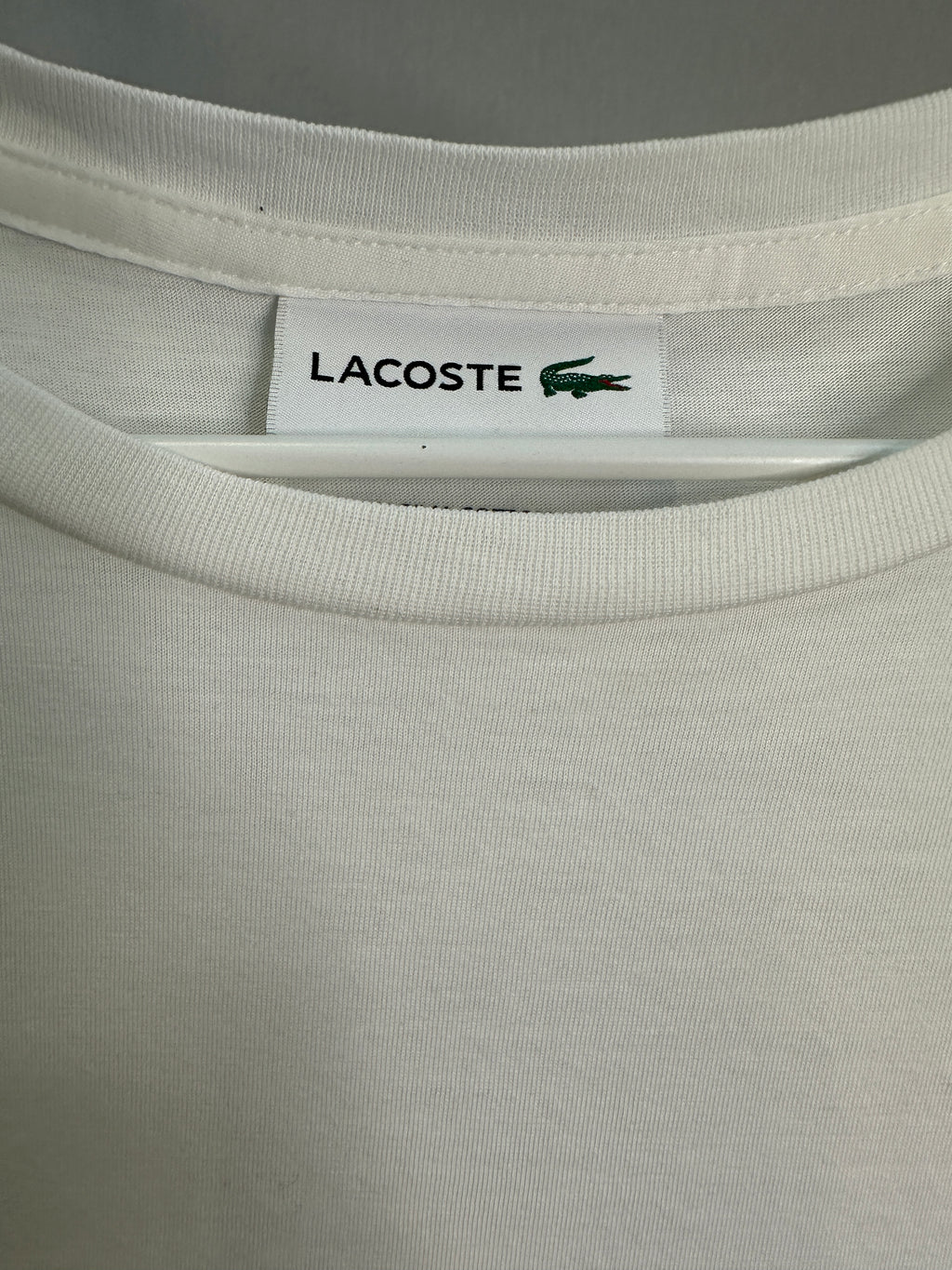 Lacoste T-shirt L White