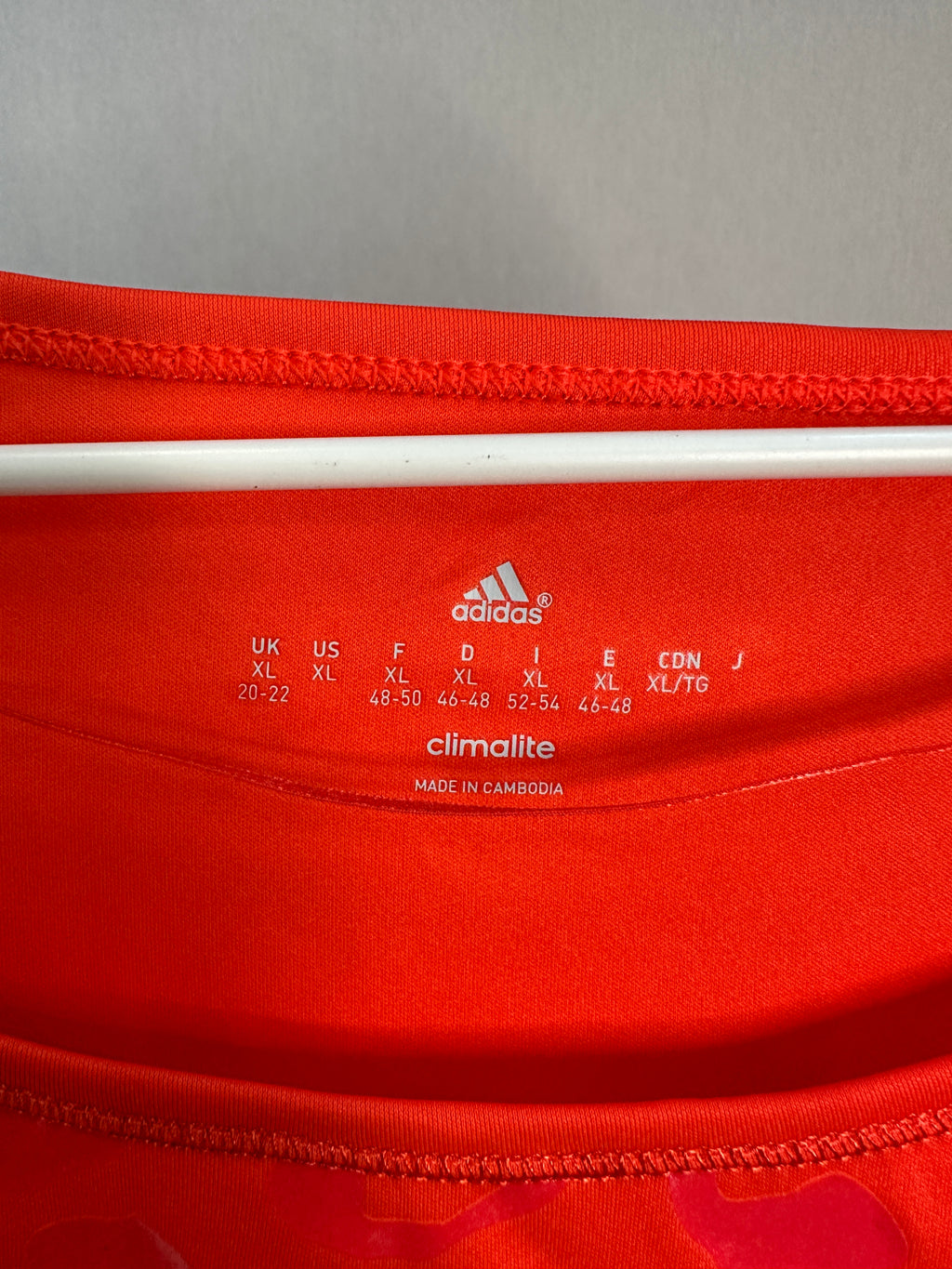 Adidas T-shirt XL Orange