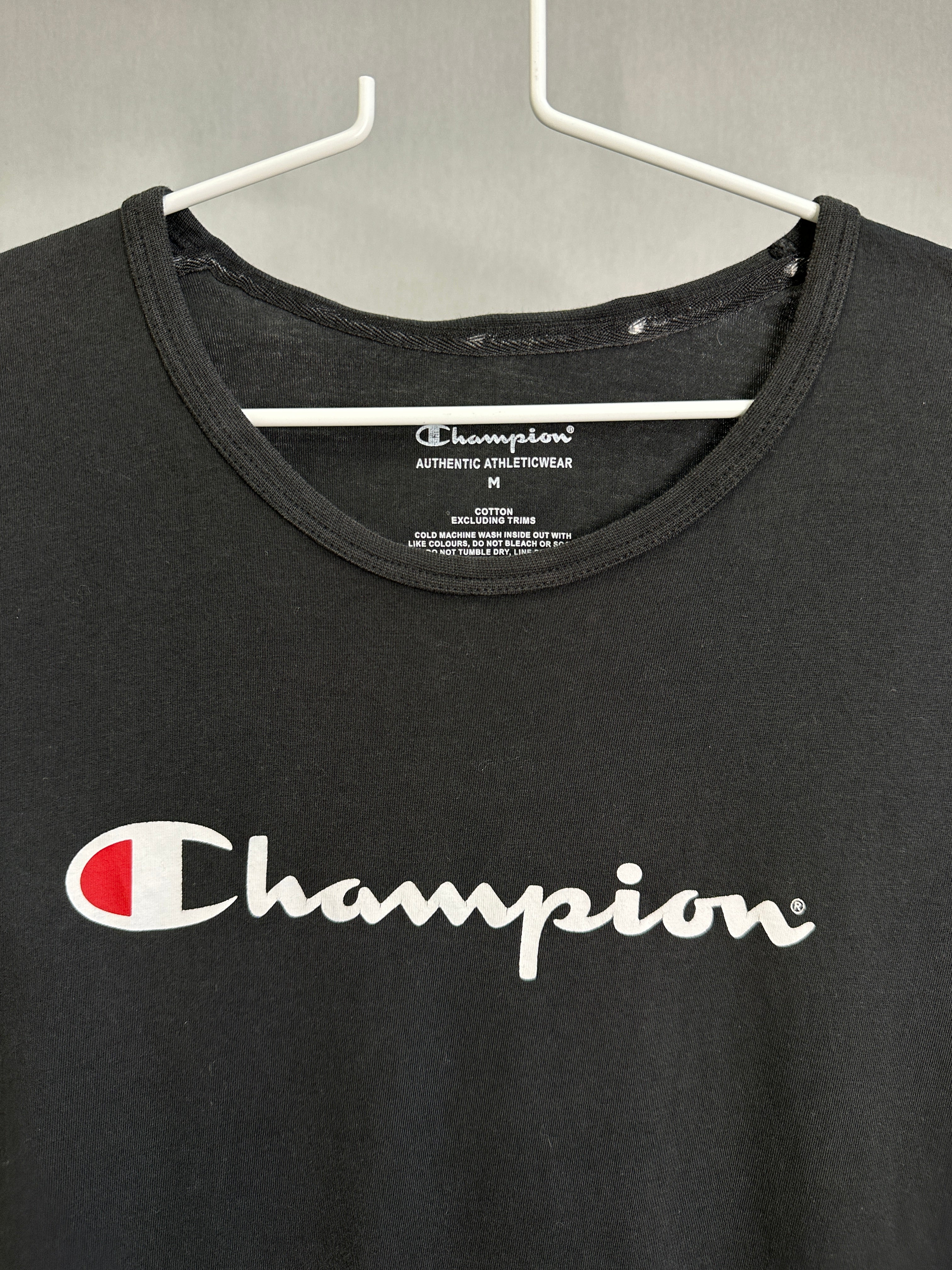 Champion T-shirt M Black